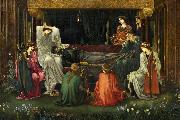 Edward Burne-Jones The Last Sleep of Arthur in Avalon Sweden oil painting artist